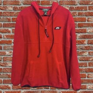 Y2K Lauren Ralph Lauren Quarter Zip Fleece Hoodie